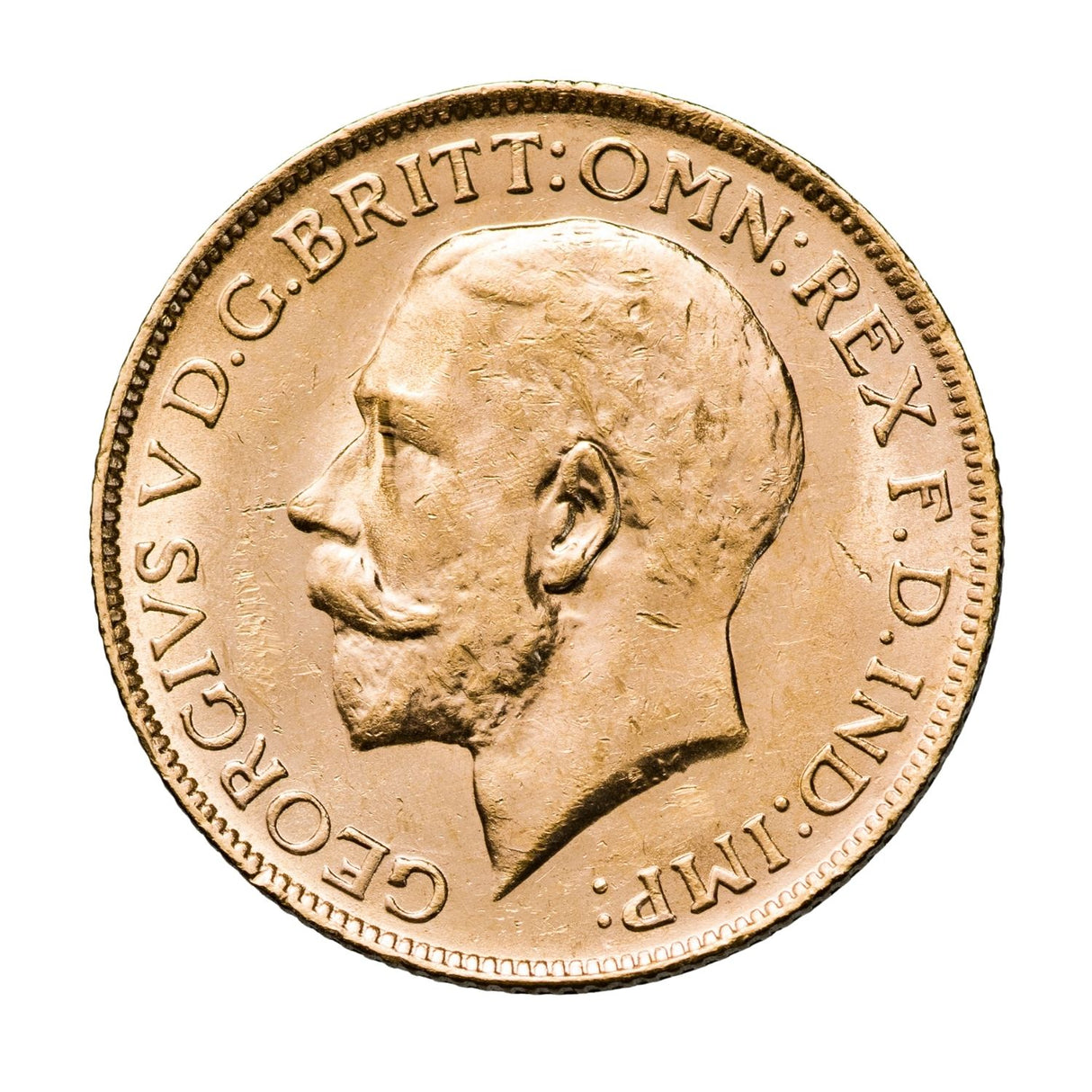 George V 1923P Gold Sovereign Uncirculated