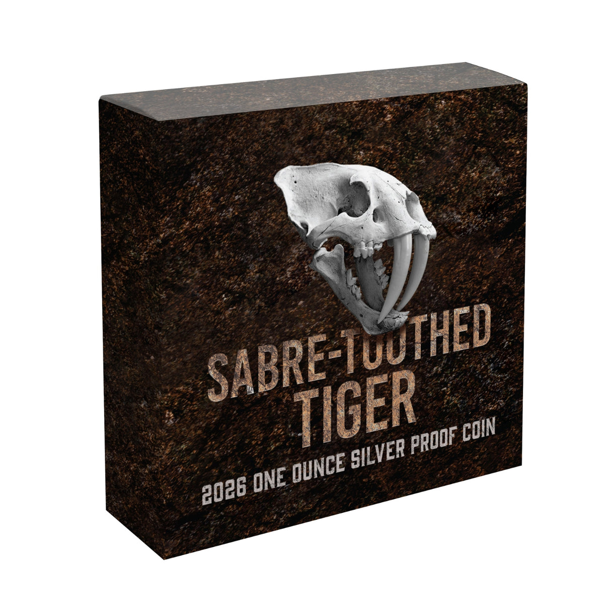 Sabre-Toothed Tiger 2026 $1 1oz Silver Proof Coin