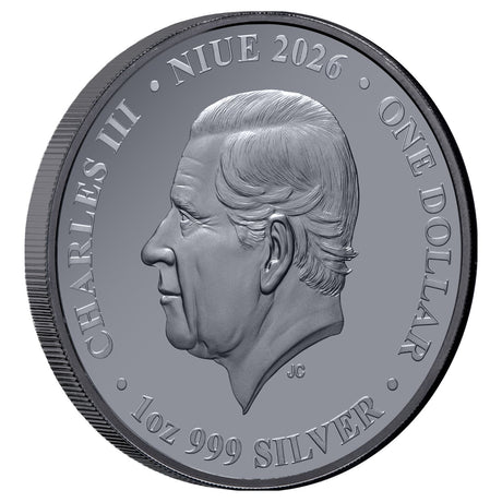 Australia at Night 2026 $1 Greater Bilby 1oz Silver Black Proof Coin