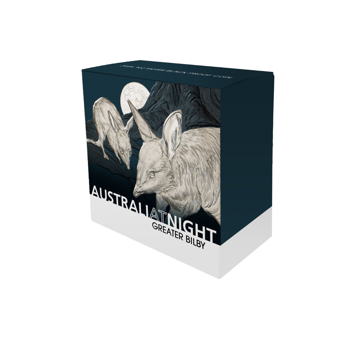 Australia at Night 2026 $1 Greater Bilby 1oz Silver Black Proof Coin