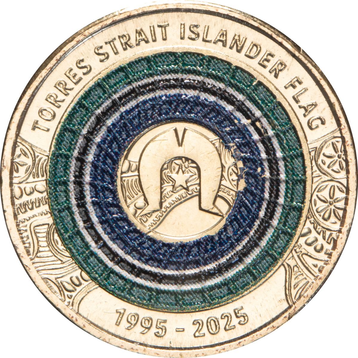 Australia Torres Strait Islander Flag 30th Anniversary 2025 $2 Aluminium-Bronze Uncirculated Coin Pack