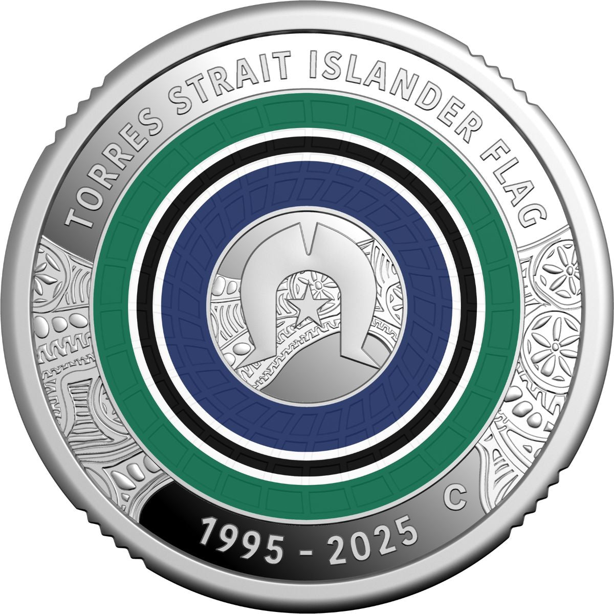 Australia Torres Strait Islander Flag 30th Anniversary 2025 $2 C Mintmark Silver Proof Coin