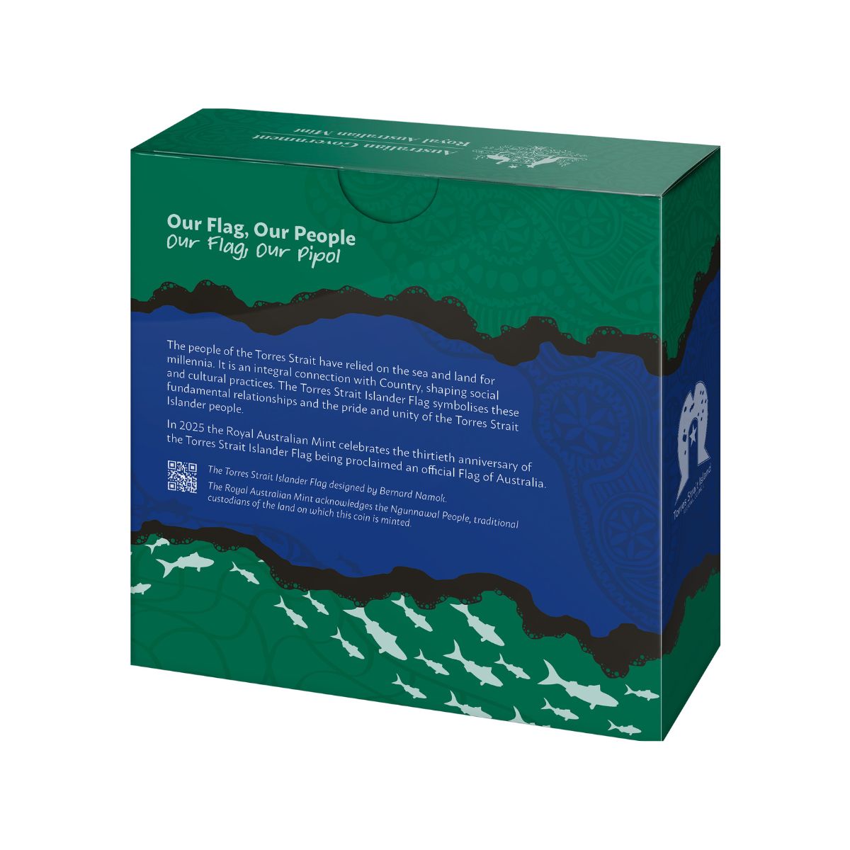 Australia Torres Strait Islander Flag 30th Anniversary 2025 $2 C Mintmark Silver Proof Coin