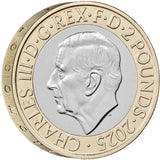 Great Britain 200 Years of the Modern Railway 2025 Bimetal £2 Brilliant Uncirculated Coin