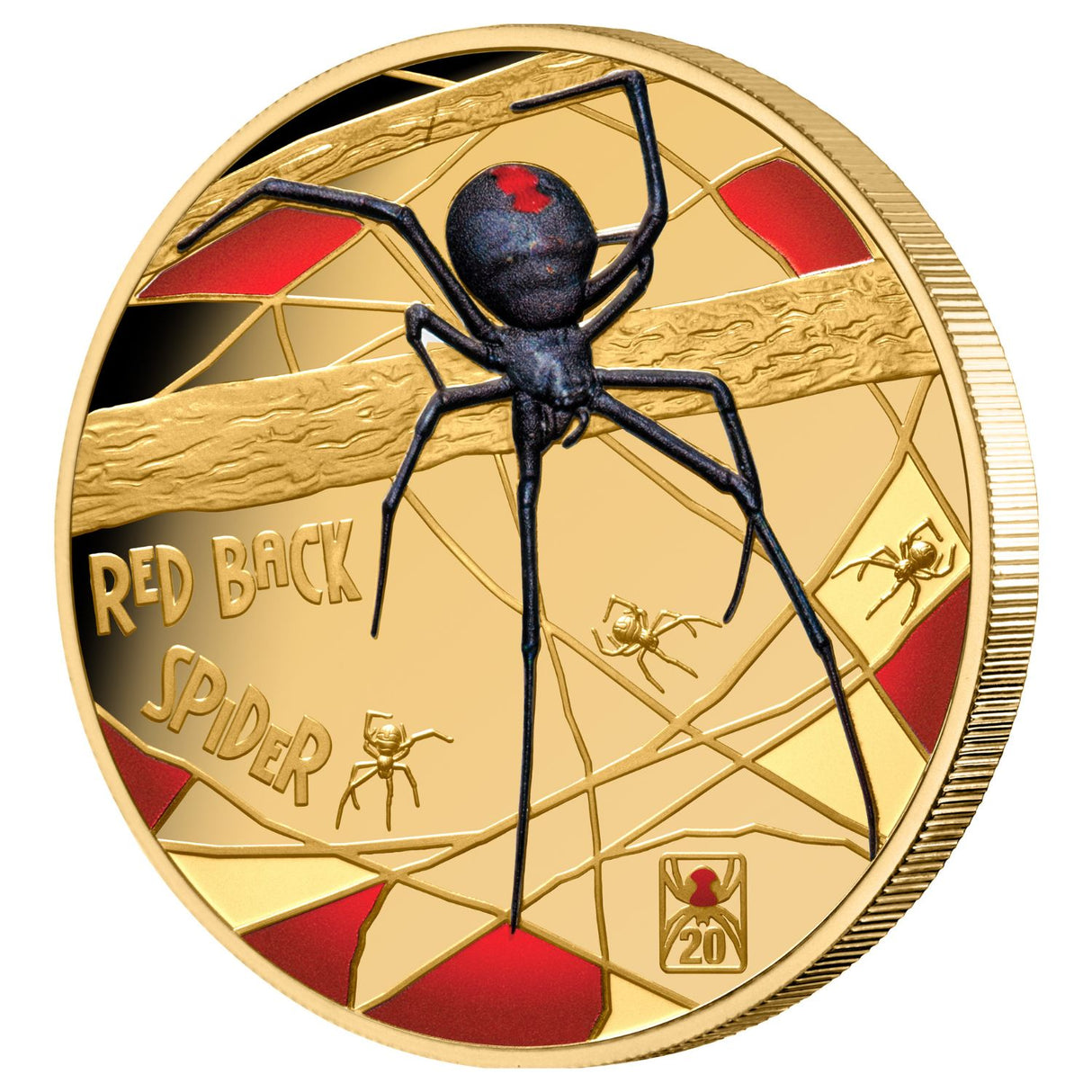 Deadly & Dangerous 20th Anniversary 2026 $100 Red-back Spider Privymark 1oz Gold Proof Coin