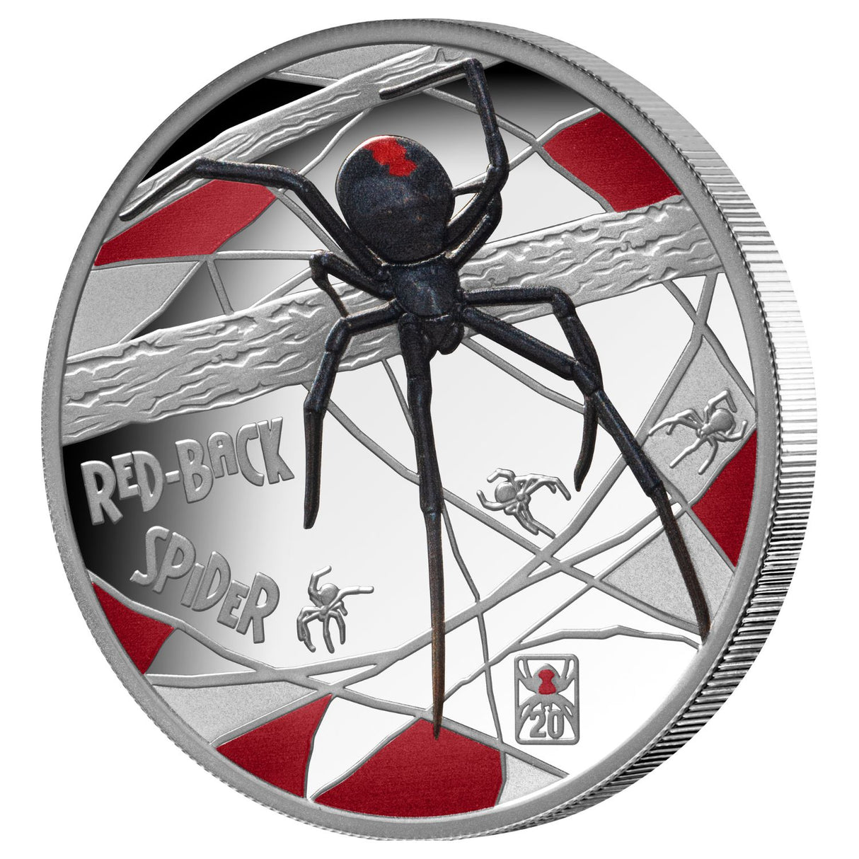 Deadly & Dangerous 20th Anniversary 2026 $1 Red-back Spider Privymark 1oz Silver Proof Coin