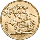 1925 & 2025 Perth Mint Gold Sovereign Centenary Pair