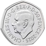 Great Britain Harry Potter The Patronus 2025 50p Cupro-Nickel Brilliant Uncirculated Coin