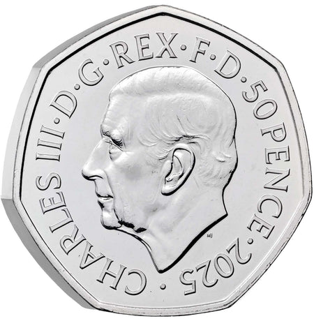 Great Britain Harry Potter The Patronus 2025 50p Cupro-Nickel Brilliant Uncirculated Coin