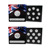 Australia Federation Centenary 2001 20c & 50c States & Territories Uncirculated 19-Coin Portfolio