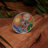 Australia Emu Utingat 2025 $2 Colour 2oz Silver Antique Coin