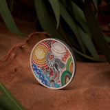 Australia Emu Utingat 2025 $2 Colour 2oz Silver Antique Coin