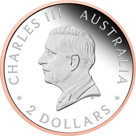 Australia Wedge-tailed Eagle 2025 $2 Ultra High Relief Rose Gold-plated 2oz Silver Proof Coin