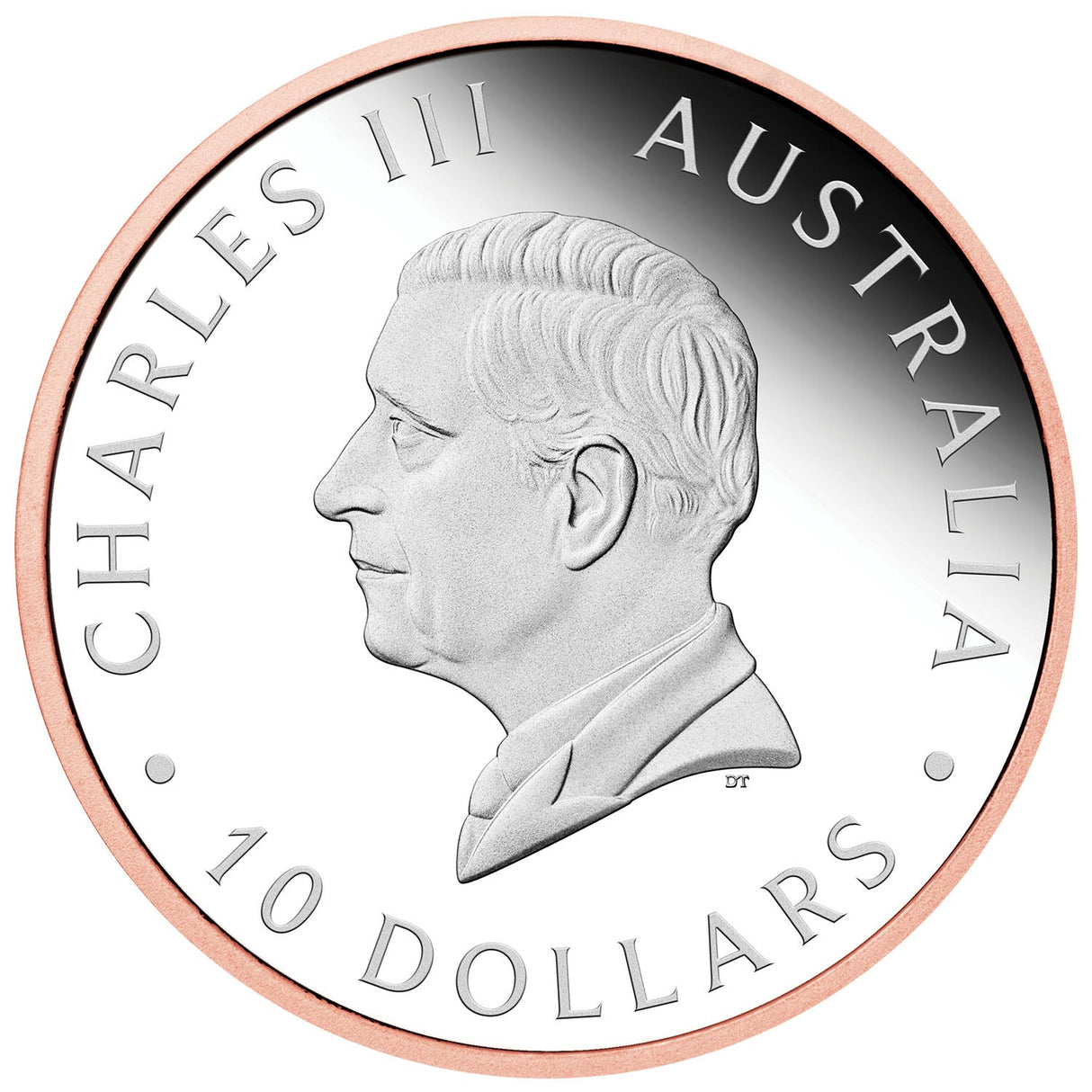 Australia Wedge-tailed Eagle 2025 $10 Ultra High Relief Rose Gold-plated 10oz Silver Proof Coin