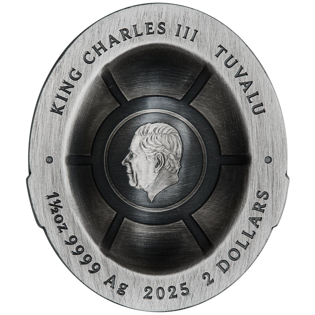 Teenage Mutant Ninja Turtles 2025 $2 Colour Domed Shell 1.5oz Silver Antique Coin
