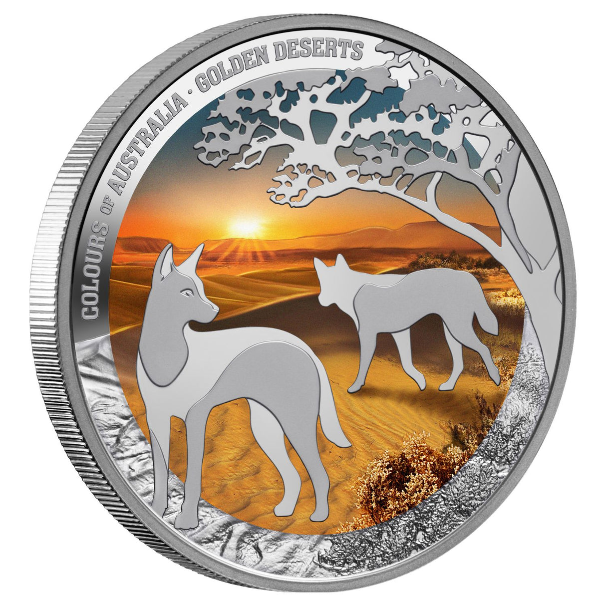 Colours of Australia 2026 $1 Golden Deserts 1oz Silver Proof Coin