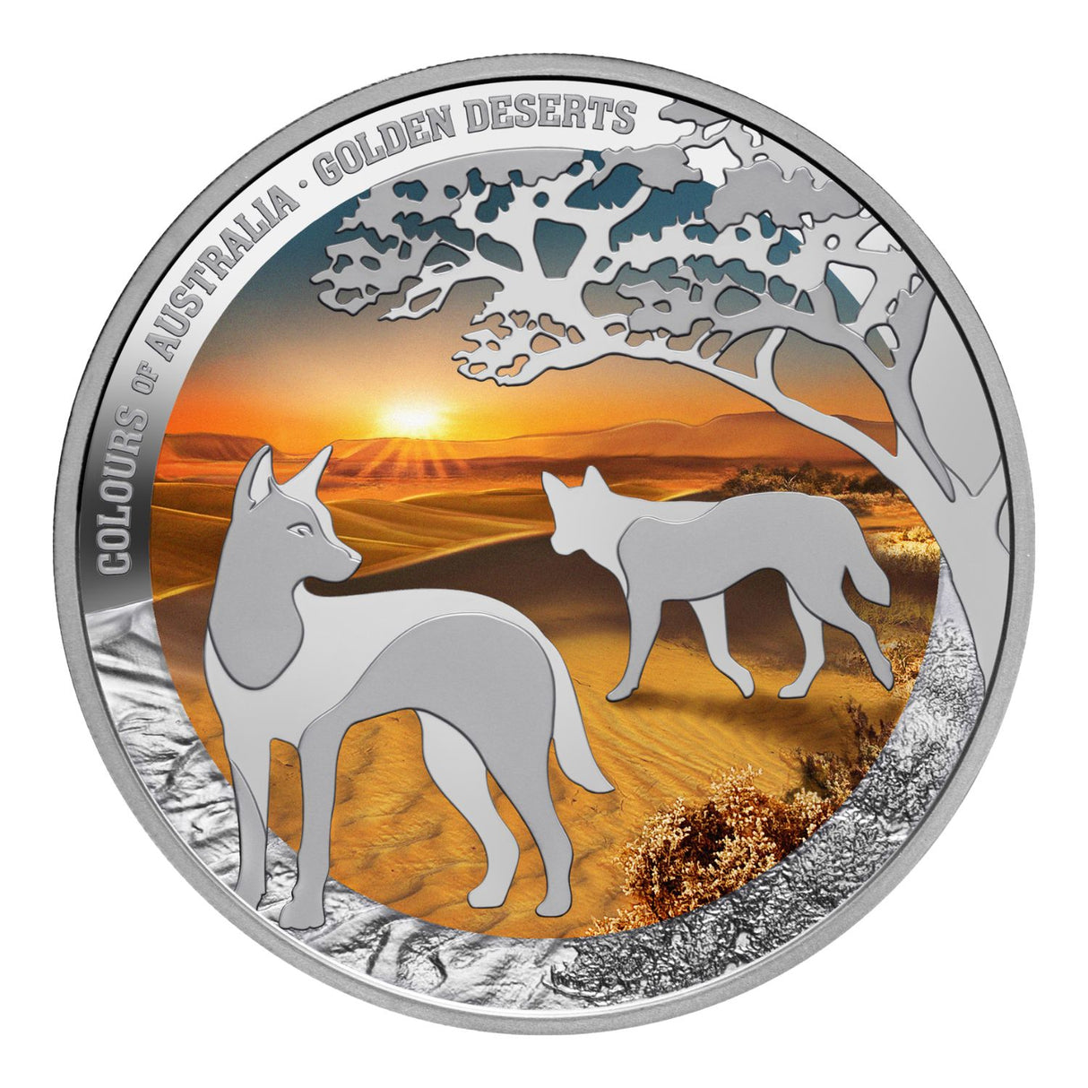 Colours of Australia 2026 $1 Golden Deserts 1oz Silver Proof Coin