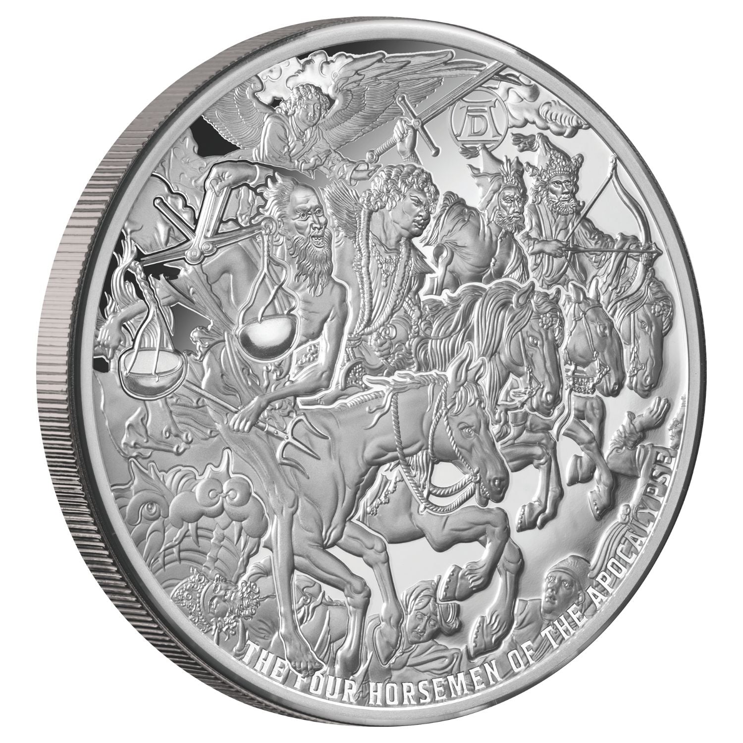 スロットメダル　約17.5キロ　約3500枚 25π 統一図柄 The Four Horsemen of the Apocalypse 2026 $10 5oz Silver Proof Coin