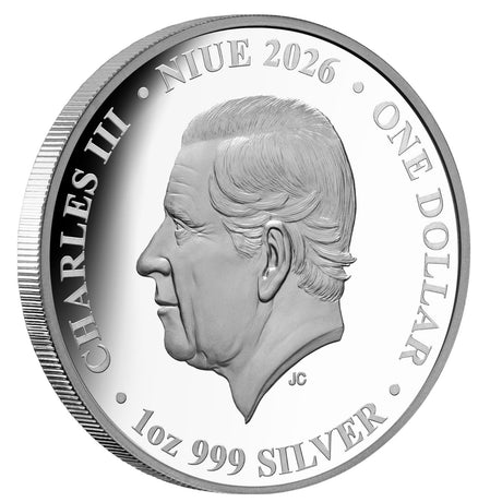 Gold Rush 2026 $1 1oz Silver Proof Coin