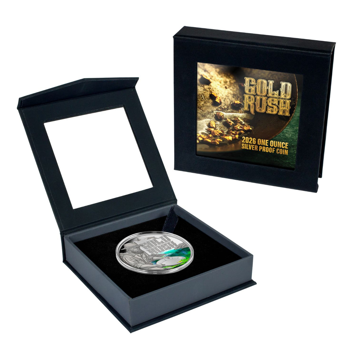 Gold Rush 2026 $1 1oz Silver Proof Coin