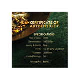 Gold Rush 2026 $100 1oz Gold Proof Coin