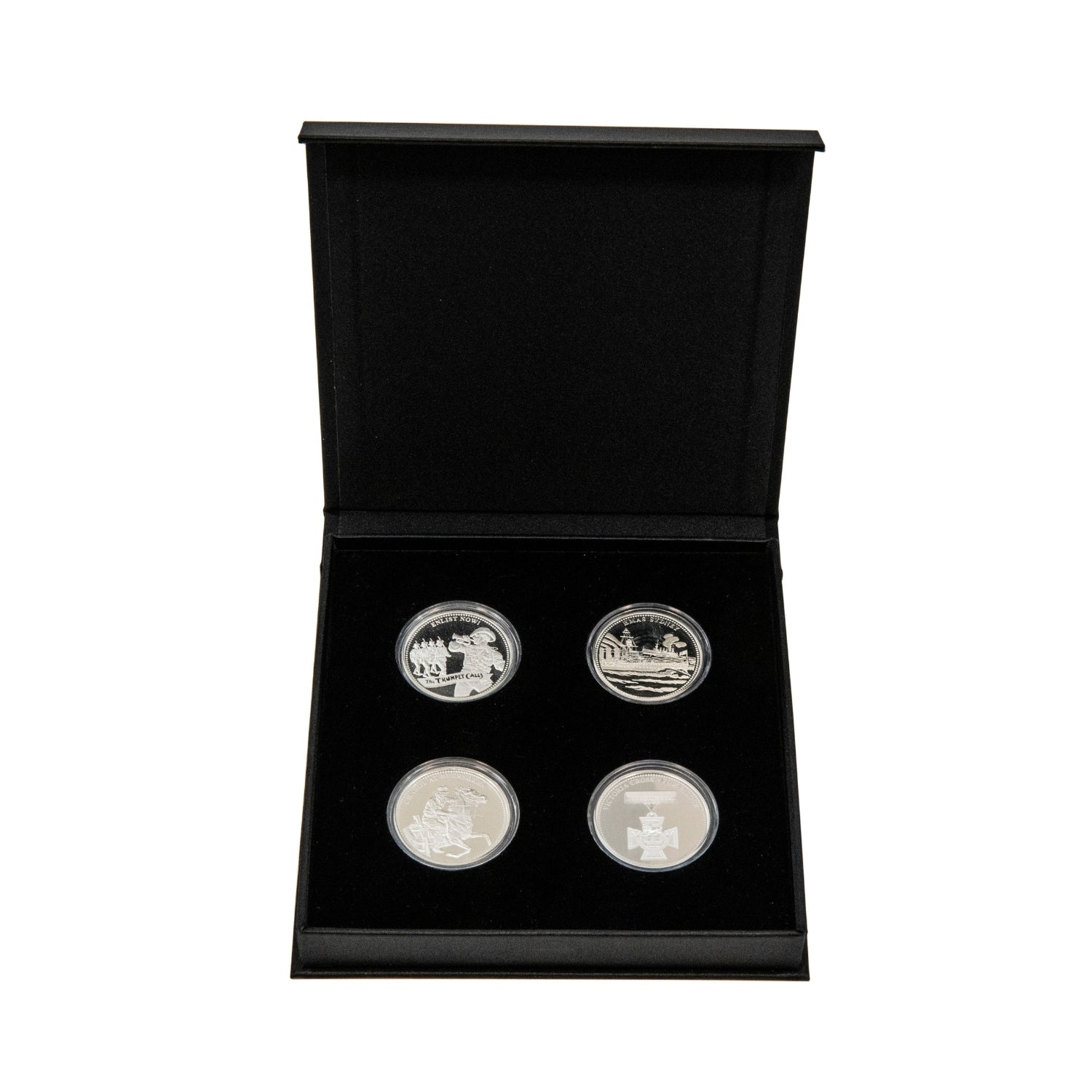First World War Silver 4-Commemorative Set + FREE WWI Memorial