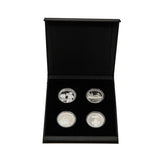 First World War Silver 4-Commemorative Set + FREE WWI Memorial Plaque Replica