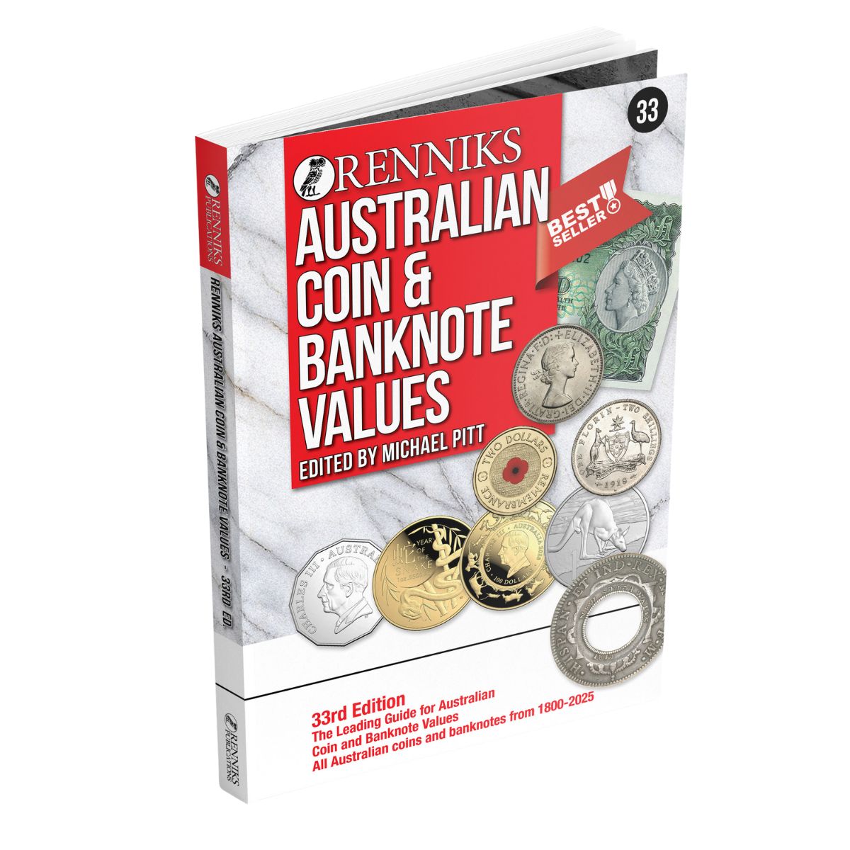 Renniks Australian Coin & Banknote Values 33rd Edition Softcover
