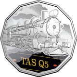 Australia Steam Giants 2025 50c Tasmanian Government Railways Q Class Q5 Colour Cupro-Nickel Uncirculated Coin