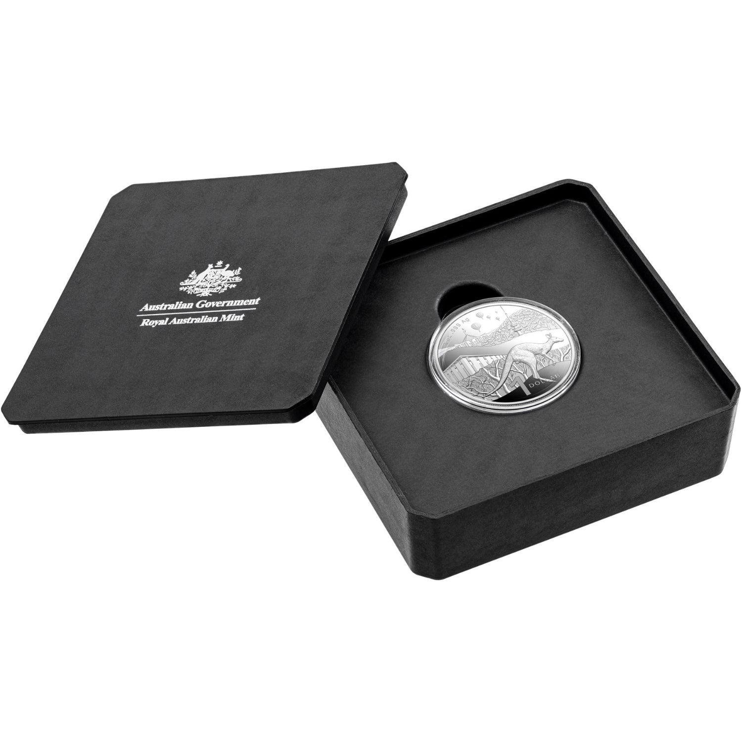 Australia Kangaroo 2025 $1 1oz Silver Proof Coin – Downies
