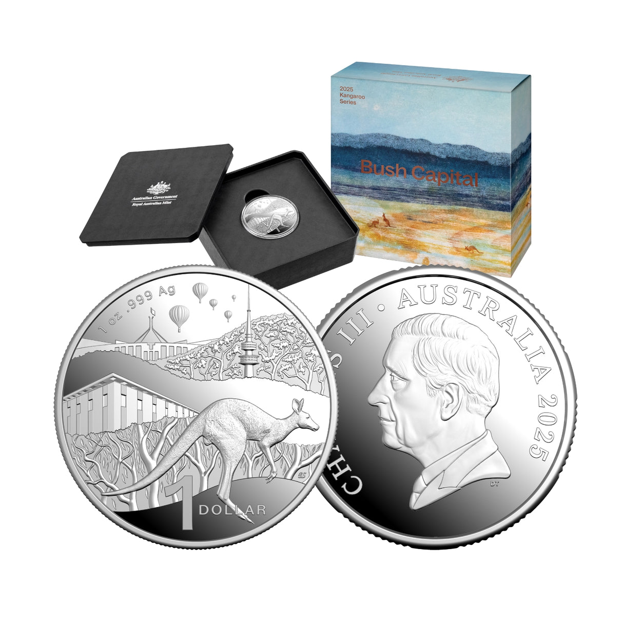 Australia Kangaroo 2025 $1 1oz Silver Proof Coin
