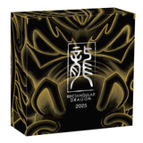 Australia Dragon 2025 $100 1oz Gold Proof Rectangular Coin