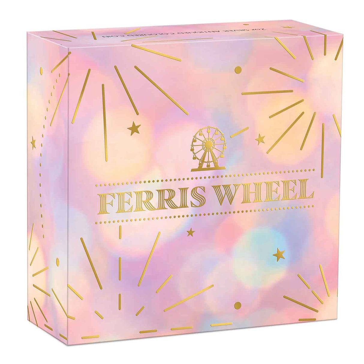 Ferris Wheel 2025 $2 Colour 2oz Silver Antique Coin