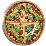 Teenage Mutant Ninja Turtles 2025 $2 Pizza Colour 2oz Silver Uncirculated Coin