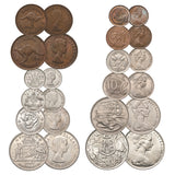 Australia 1953-84 Currency Changeover Very Fine-Uncirculated 12-Coin Collection