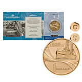 Australia HMAS Sydney 2000 $1 Aluminium-Bronze Uncirculated Coin (Mintmark of our choice)