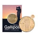 Australia 2005 $1 Gallipoli G Mintmark Aluminium-Bronze Uncirculated Coin