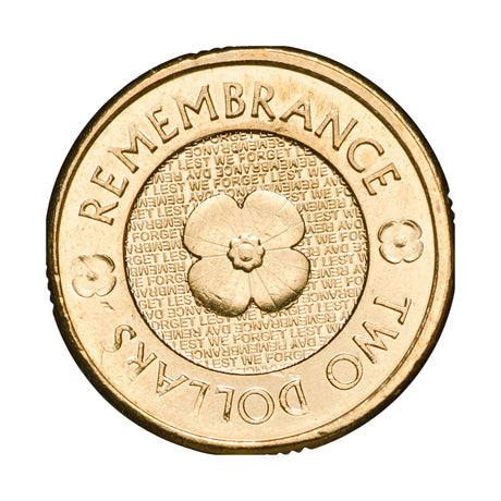 Australia 2012 $2 Golden Poppy RAM Uncirculated 25-Coin Bag