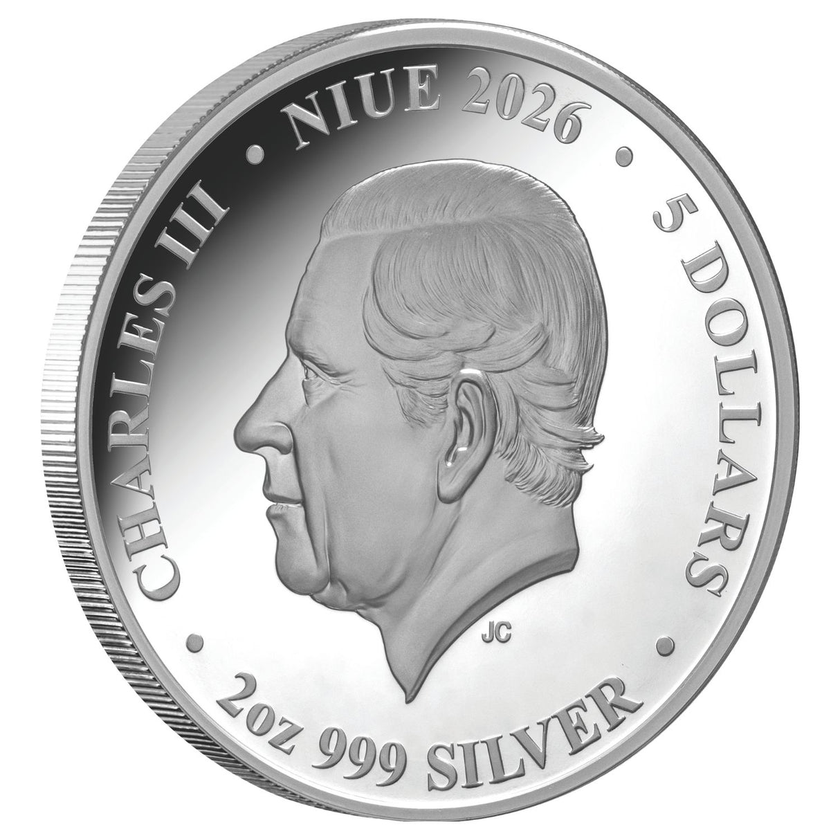Nature's Window Majestic Owl 2026 $5 Colour 2oz Silver Proof Coin