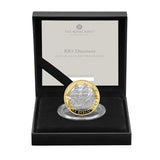 Great Britain RRS Discovery 2025 £2 Bimetal Silver Proof Coin