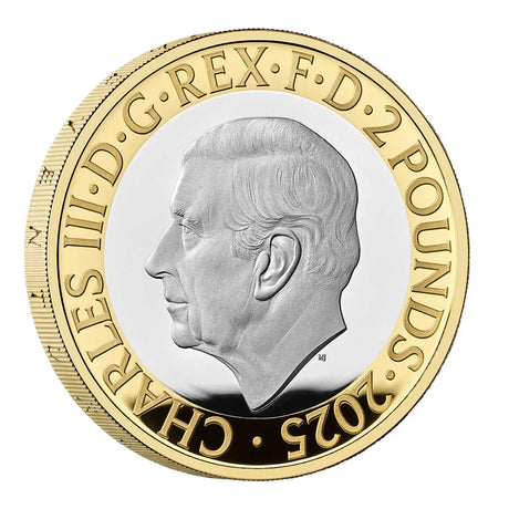 Great Britain RRS Discovery 2025 £2 Bimetal Silver Proof Coin