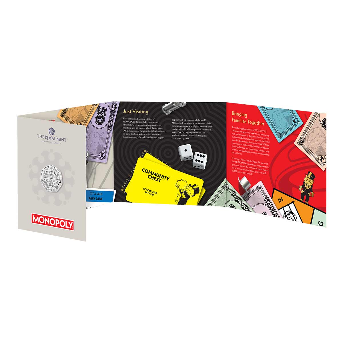 Great Britain Monopoly 90th Anniversary 2025 50p Brilliant Uncirculated Coin