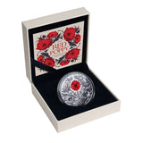 Red Poppy 2026 $5 Window 2oz Silver Proof Coin