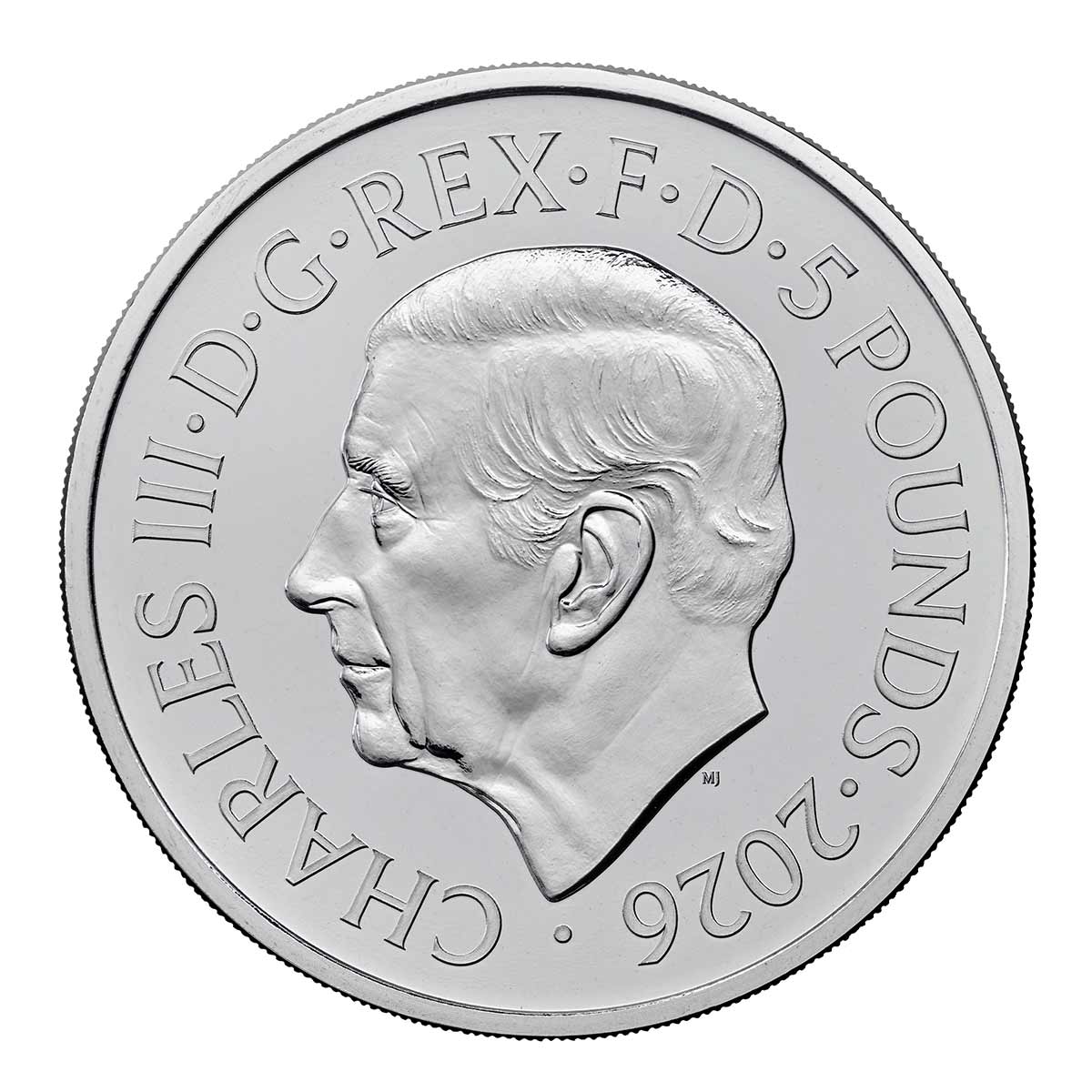 Great Britain Royal Tudor Beasts 2026 £5 Queen's Lion Cupro-Nickel Brilliant Uncirculated Coin