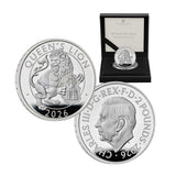 Great Britain Royal Tudor Beasts 2026 £2 Queen's Lion 1oz Silver Proof Coin