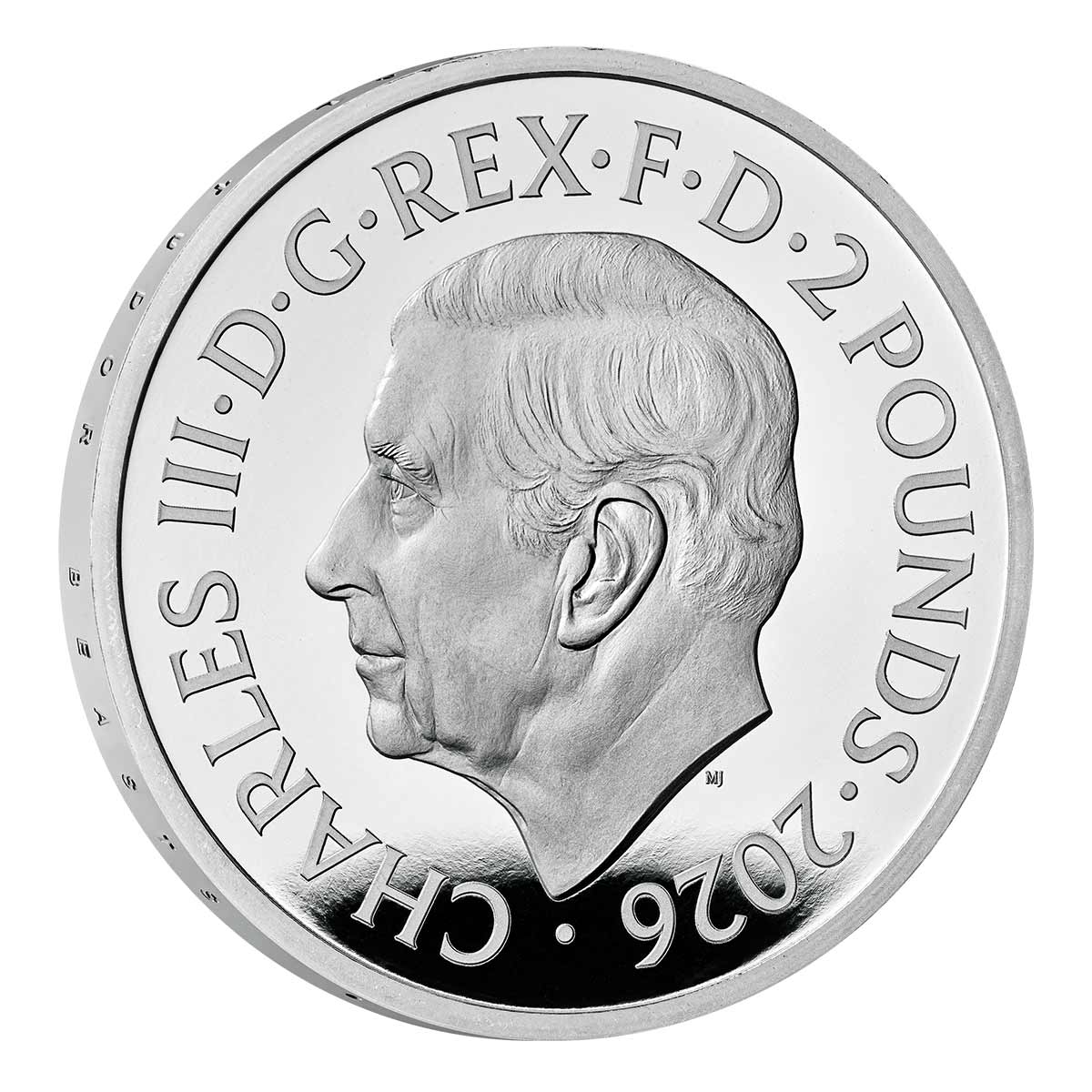 Great Britain Royal Tudor Beasts 2026 £2 Queen's Lion 1oz Silver Proof Coin