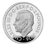 Great Britain Royal Tudor Beasts 2026 £2 Queen's Lion 1oz Silver Proof Coin