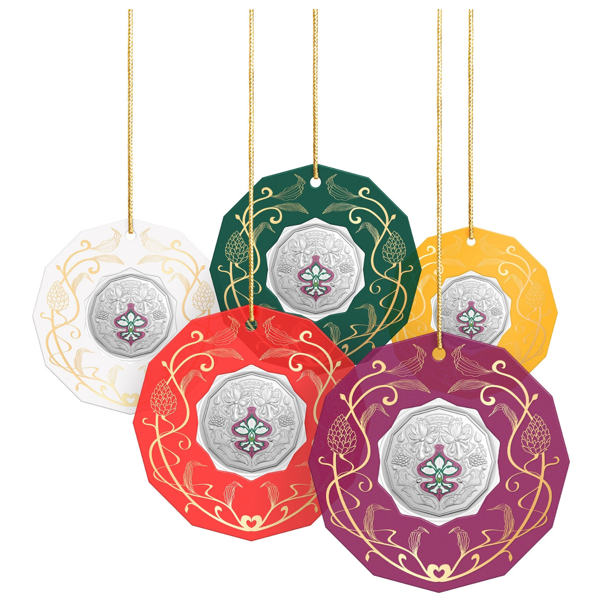 Australia Christmas Decoration 2025 50c Colour Cupro-Nickel Uncirculated Coin