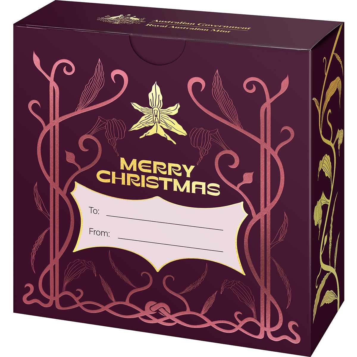 Australia Christmas Decoration 2025 50c Colour Silver Proof Coin