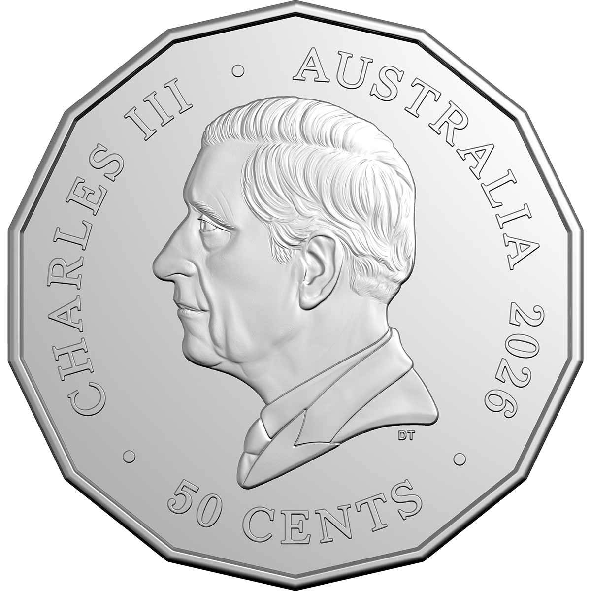 Australia Lunar Year of the Horse 2026 50c Tetradecagon Cupro-Nickel Uncirculated Coin